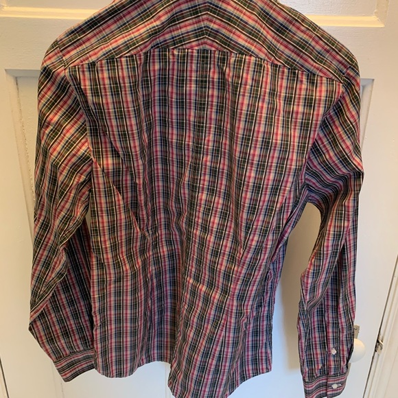 Pink Plaid Shirt in Like New Condition - Picture 2 of 3